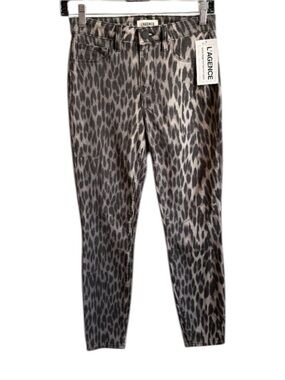 NWT L'Agence Super Skinny Animal Print Jeans